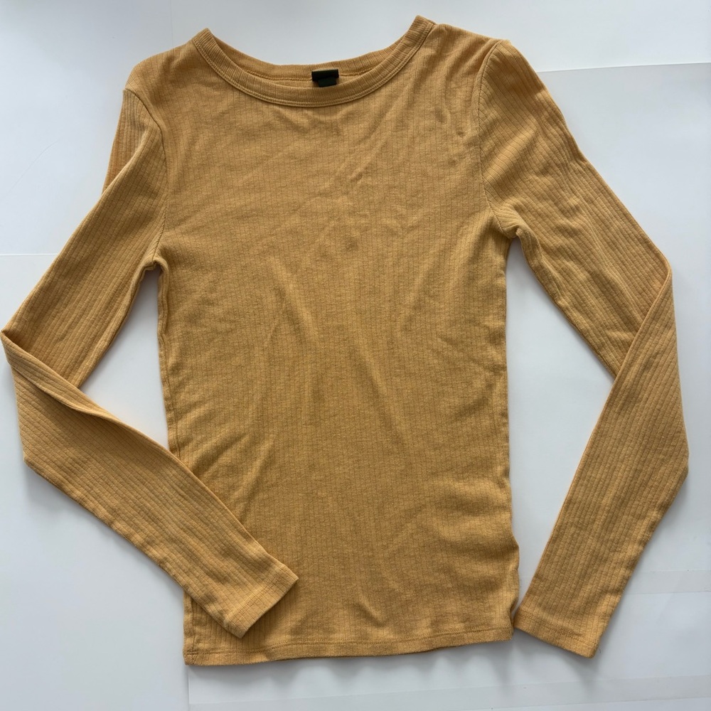 Women's Mustard Long Sleeve Top